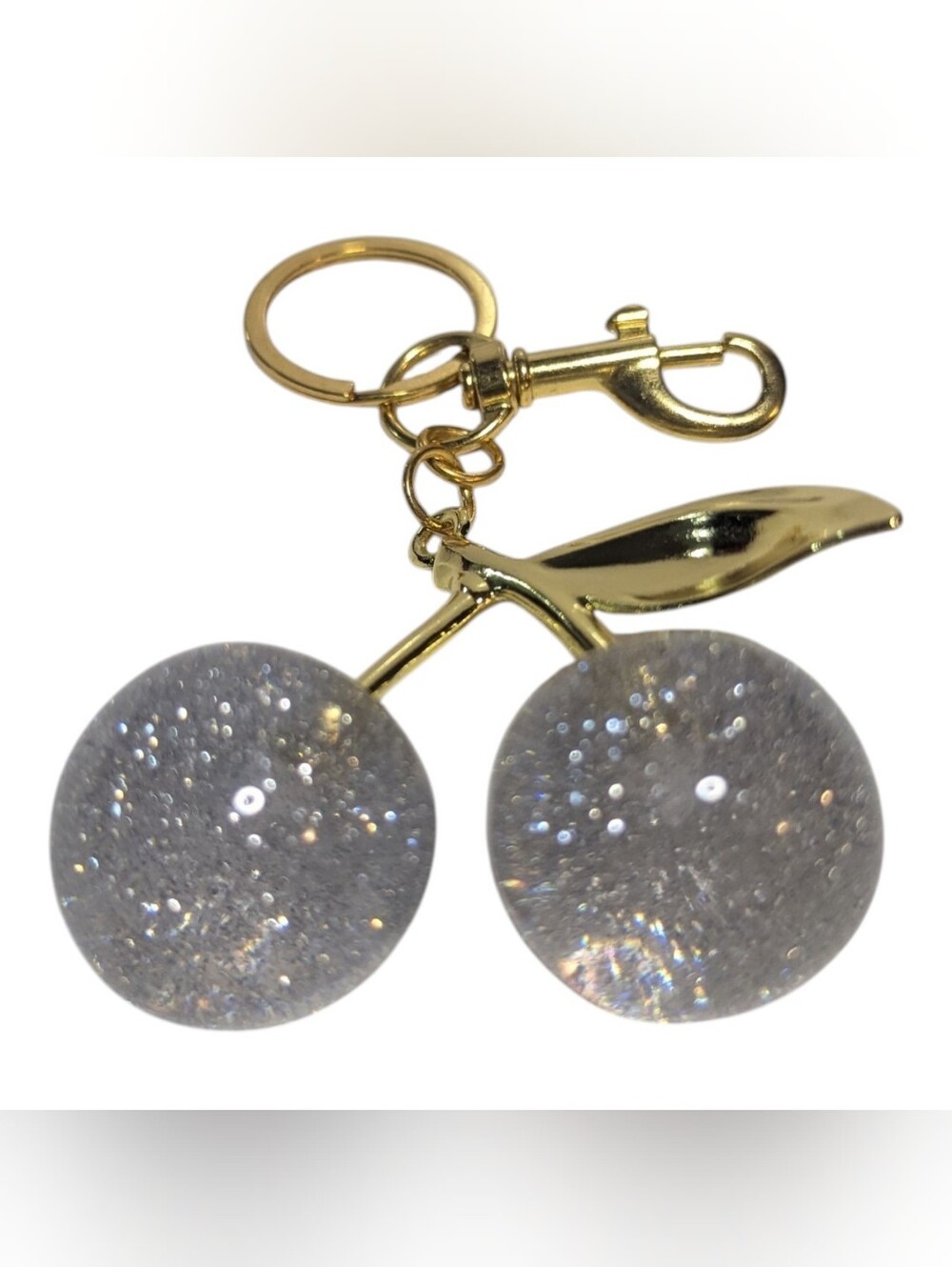 Cherry Keychain Bag Charm Sparkle